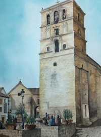 Plaza de lis Presos and Iglesia de la Encarnacion, Alhama de Granada